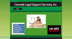 Desktop Screenshot of cascadelegalsupport.com