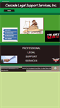 Mobile Screenshot of cascadelegalsupport.com